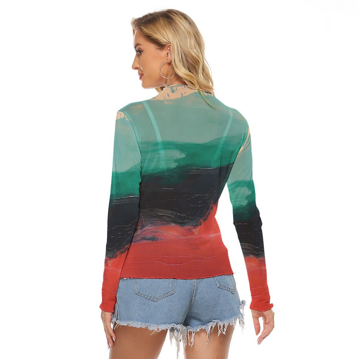 All-Over Print Women's Mesh T-shirt