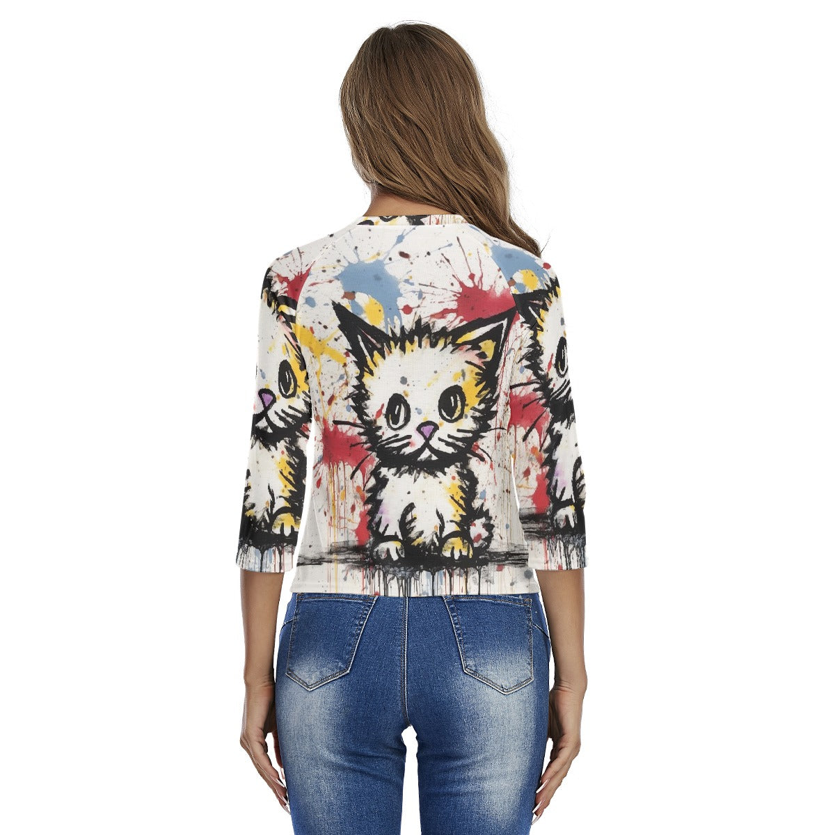 All-Over Print Women's Raglan Sleeves T-shirts