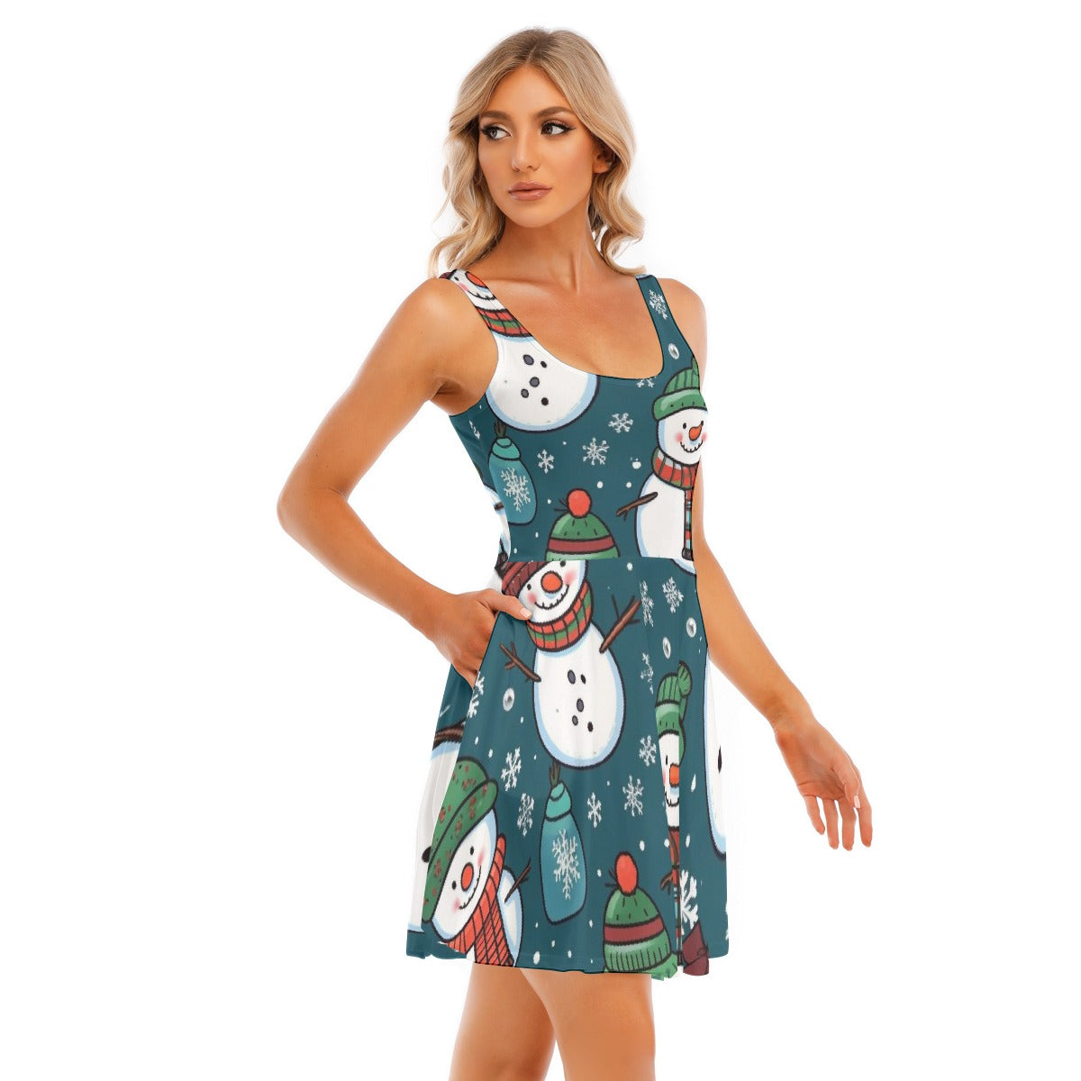 All-Over Print Women's Tank Vest Dress