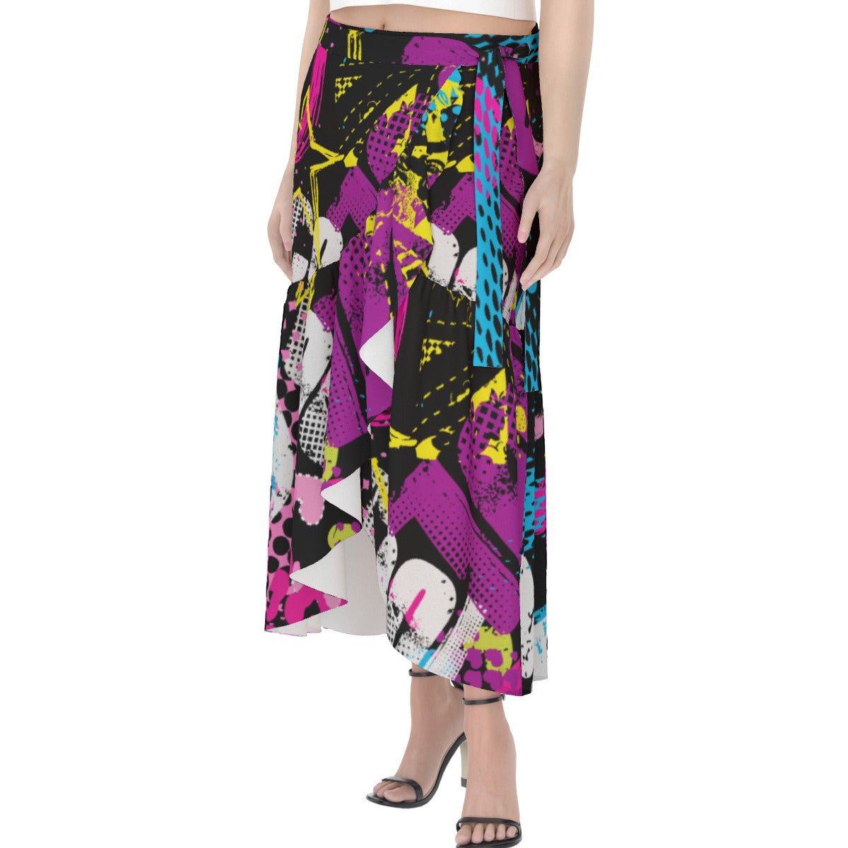 All-Over Print Women's Wrap Skirt