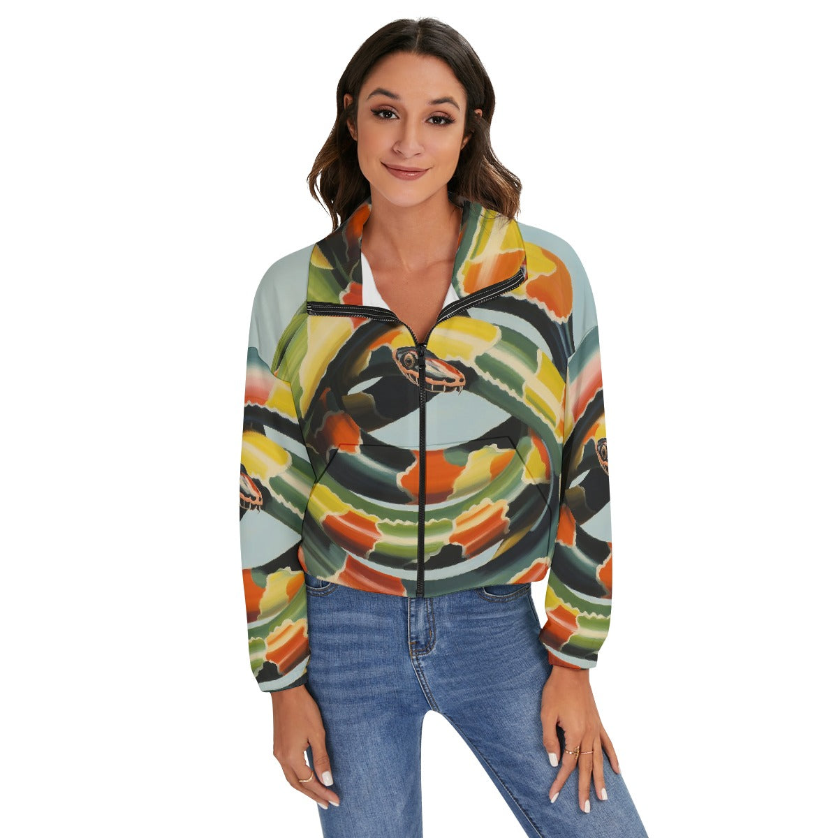 All-Over Print Women's Zip Jacket