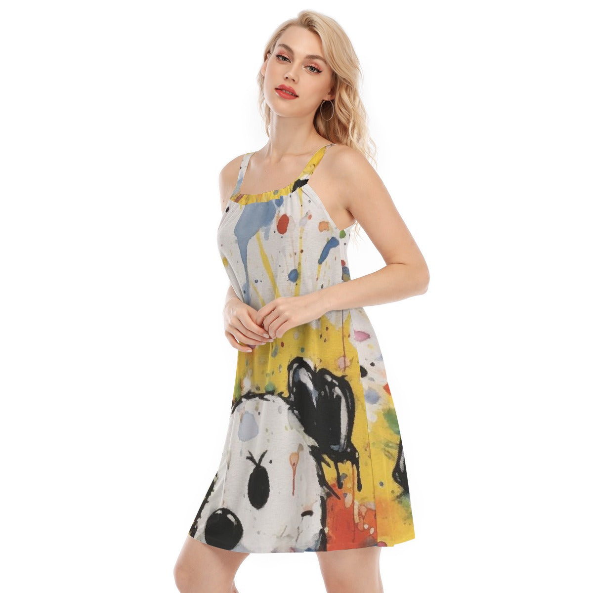 All-Over Print Women's Sleeveless Cami Dress