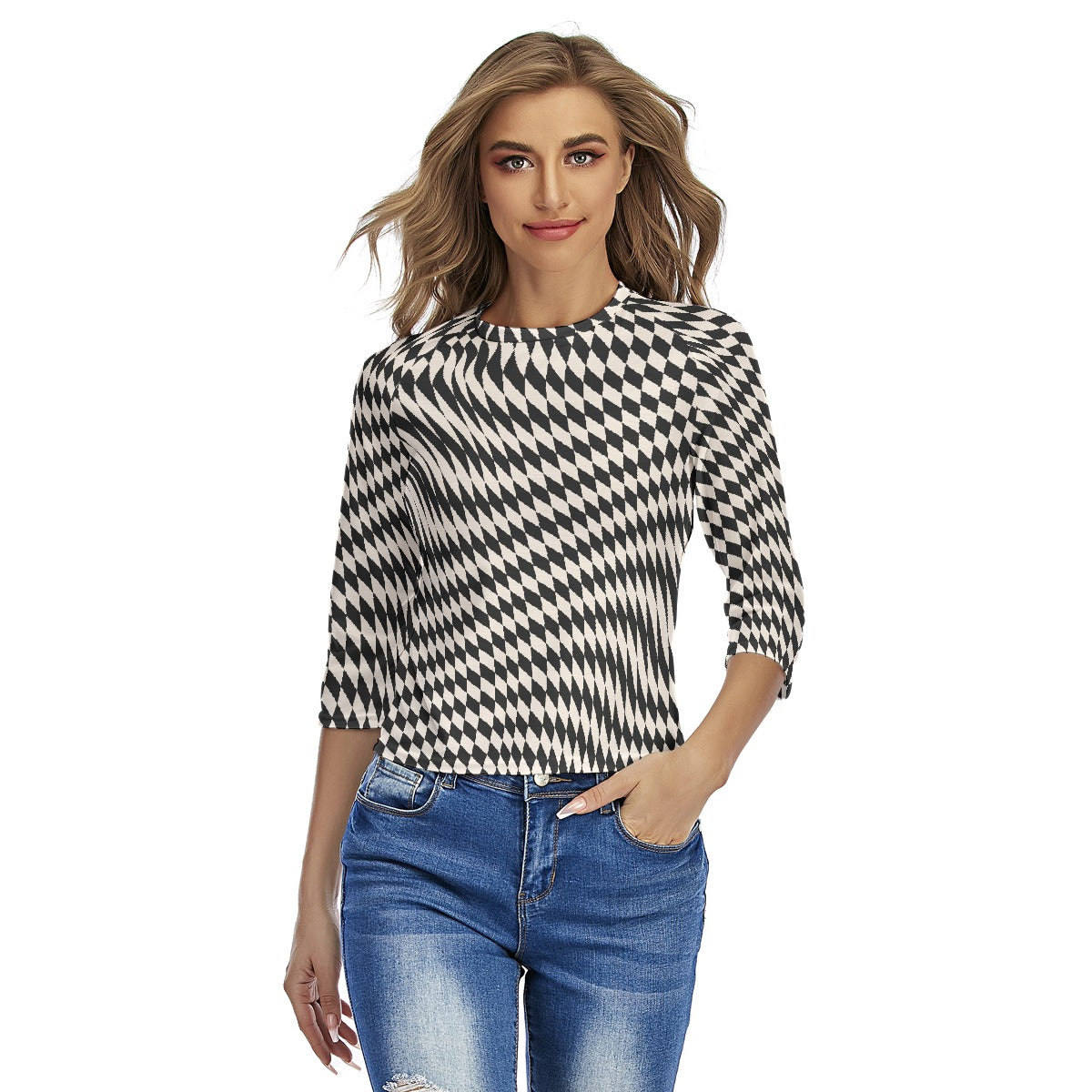 All-Over Print Women's Raglan Sleeves T-shirts