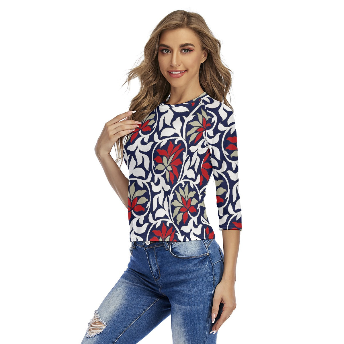 All-Over Print Women's Raglan Sleeves T-shirts