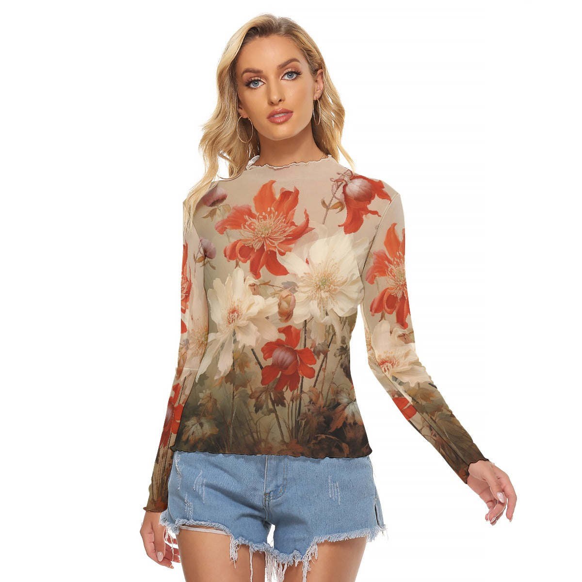 All-Over Print Women's Mesh T-shirt