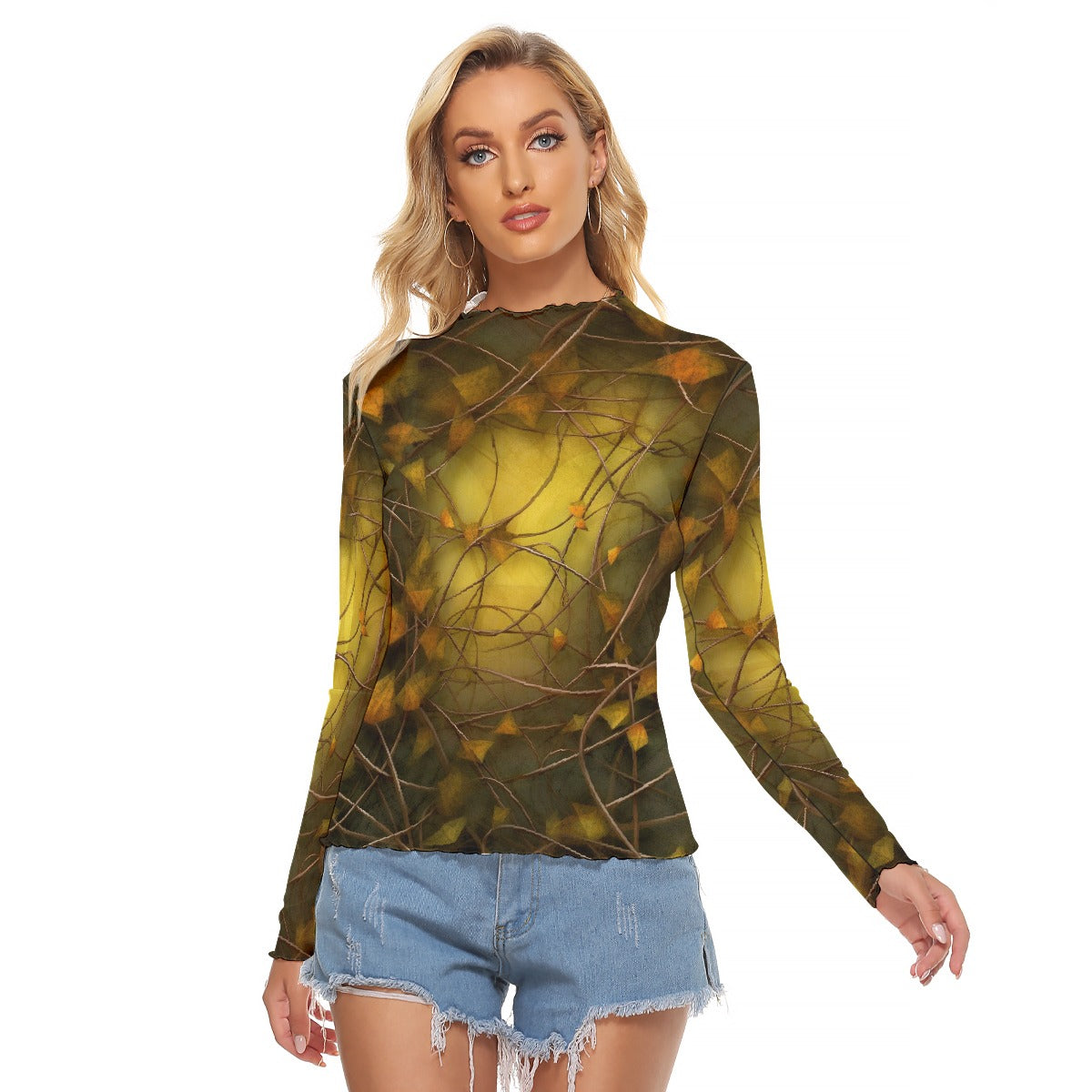 All-Over Print Women's Mesh T-shirt