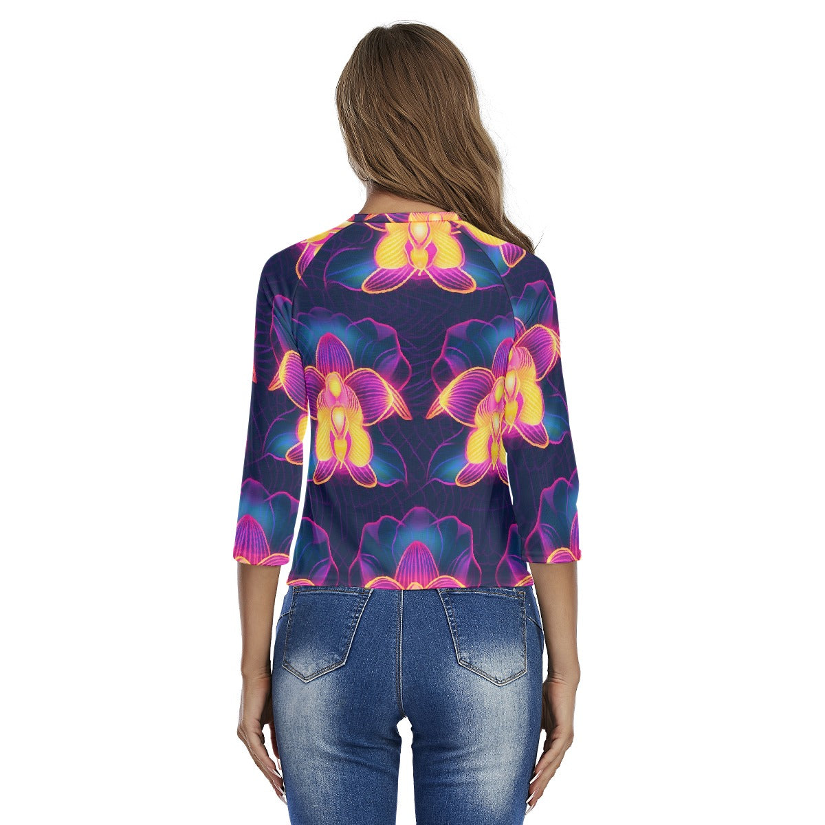 All-Over Print Women's Raglan Sleeves T-shirts