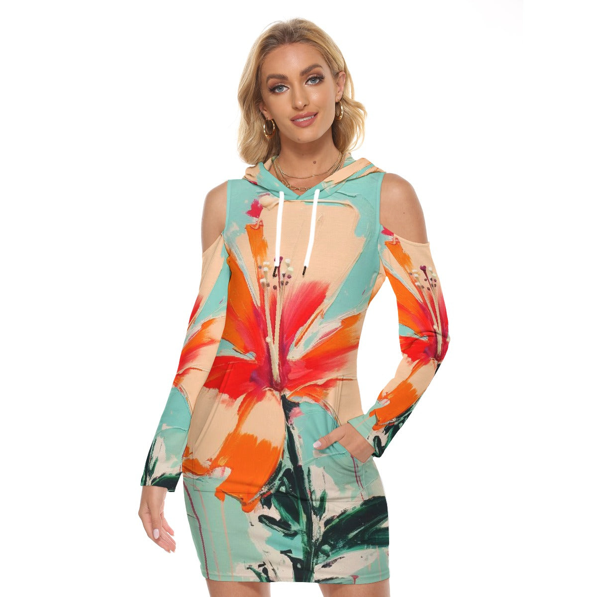 All-Over Print Women's Tight Dress