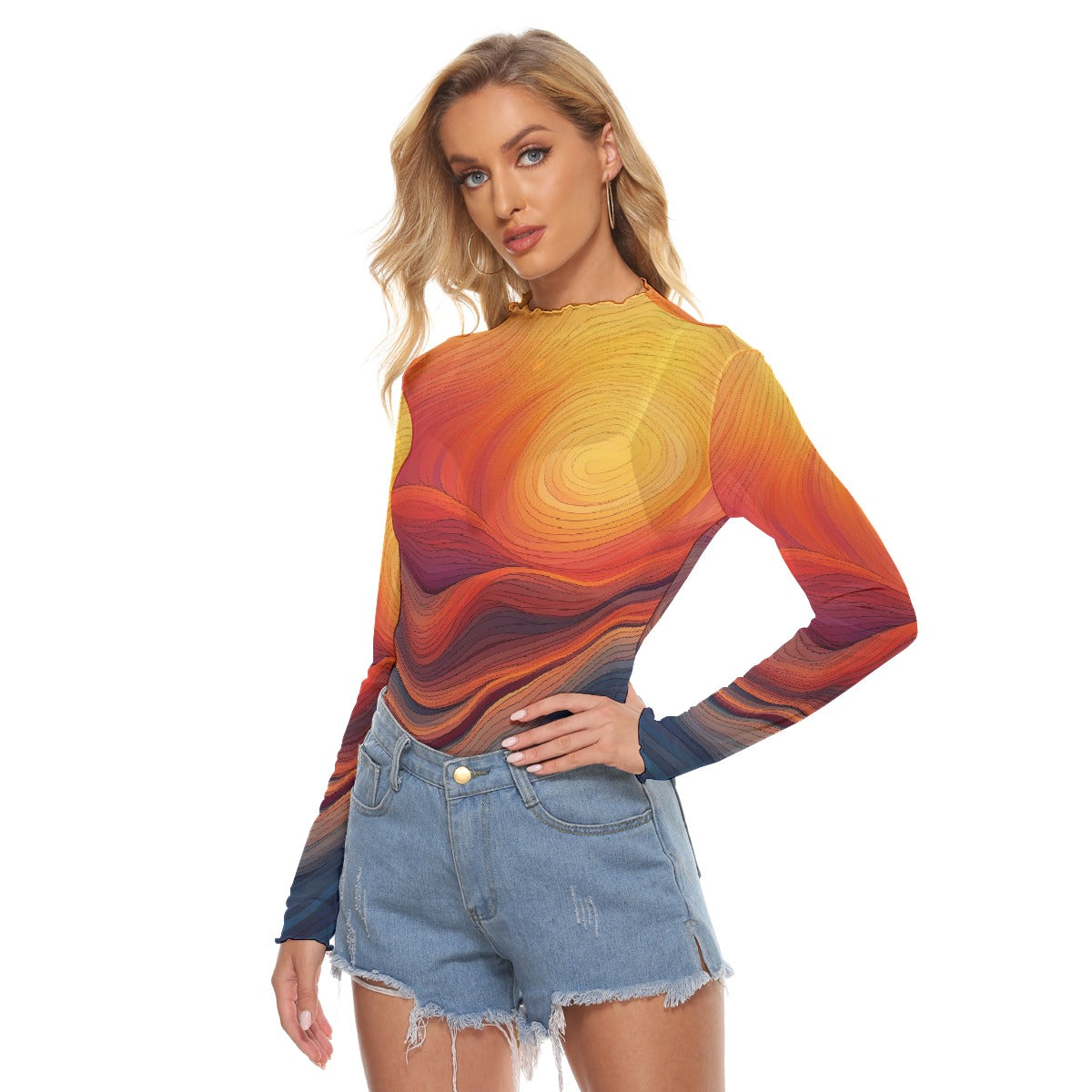 All-Over Print Women's Mesh T-shirt