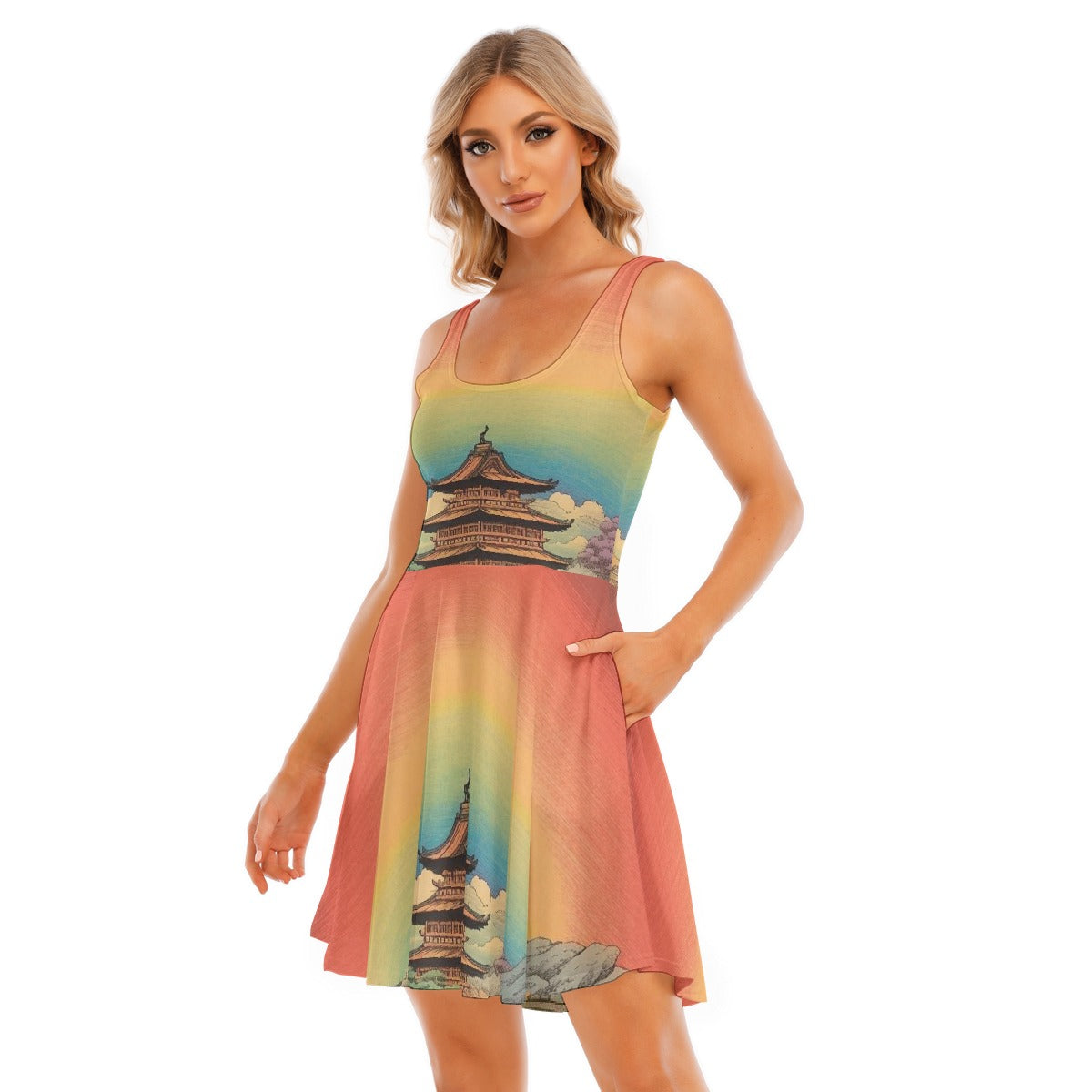 All-Over Print Women's Tank Vest Dress