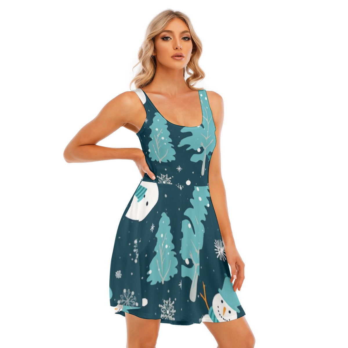 All-Over Print Women's Tank Vest Dress