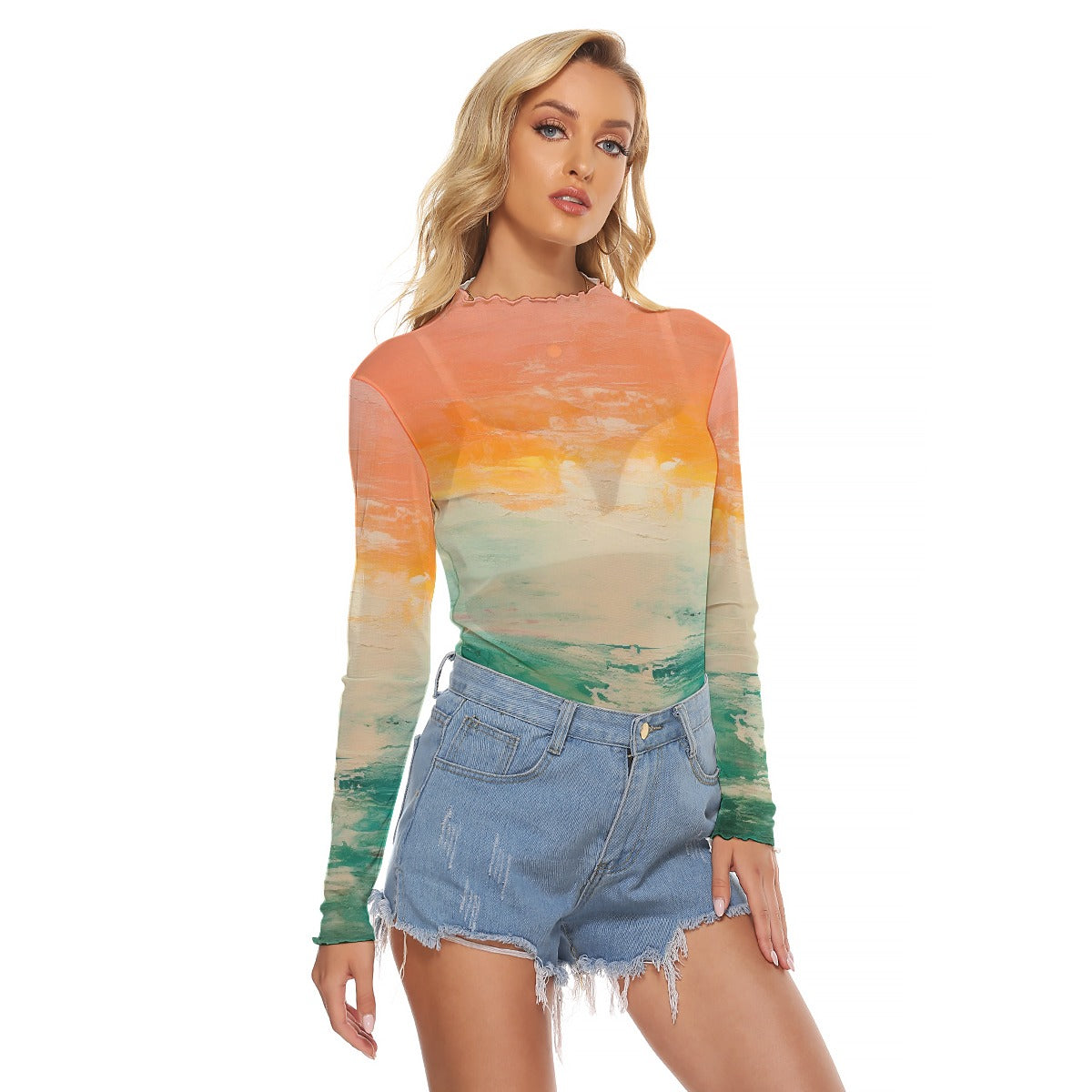 All-Over Print Women's Mesh T-shirt