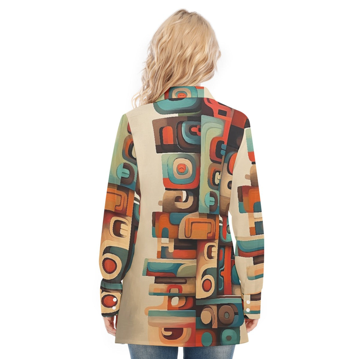 All-Over Print Women's Long Shirt