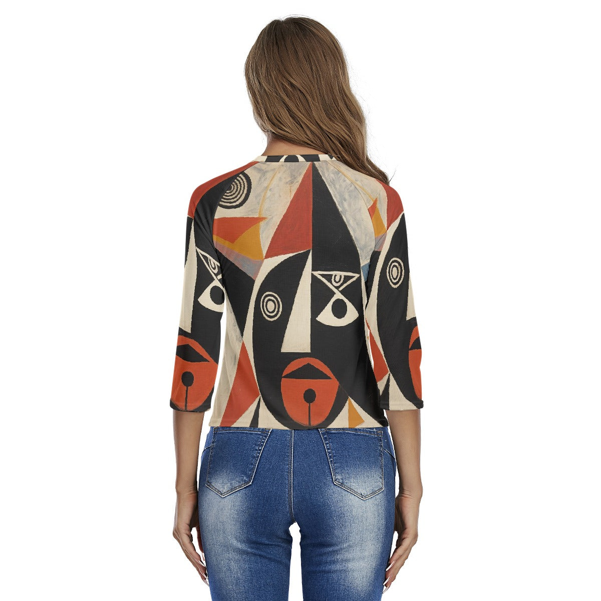 All-Over Print Women's Raglan Sleeves T-shirts