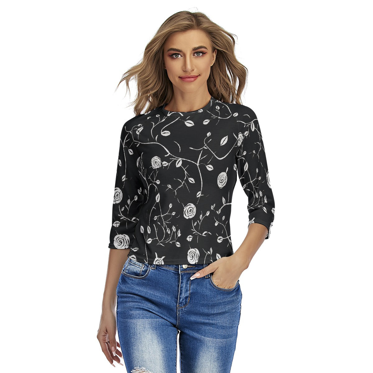 All-Over Print Women's Raglan Sleeves T-shirts