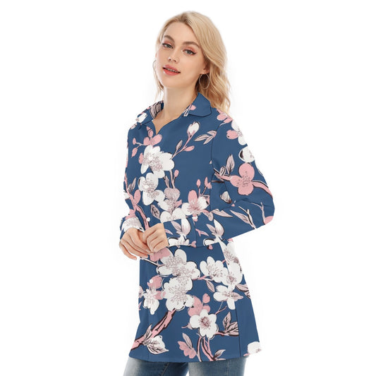 All-Over Print Women's Long Shirt