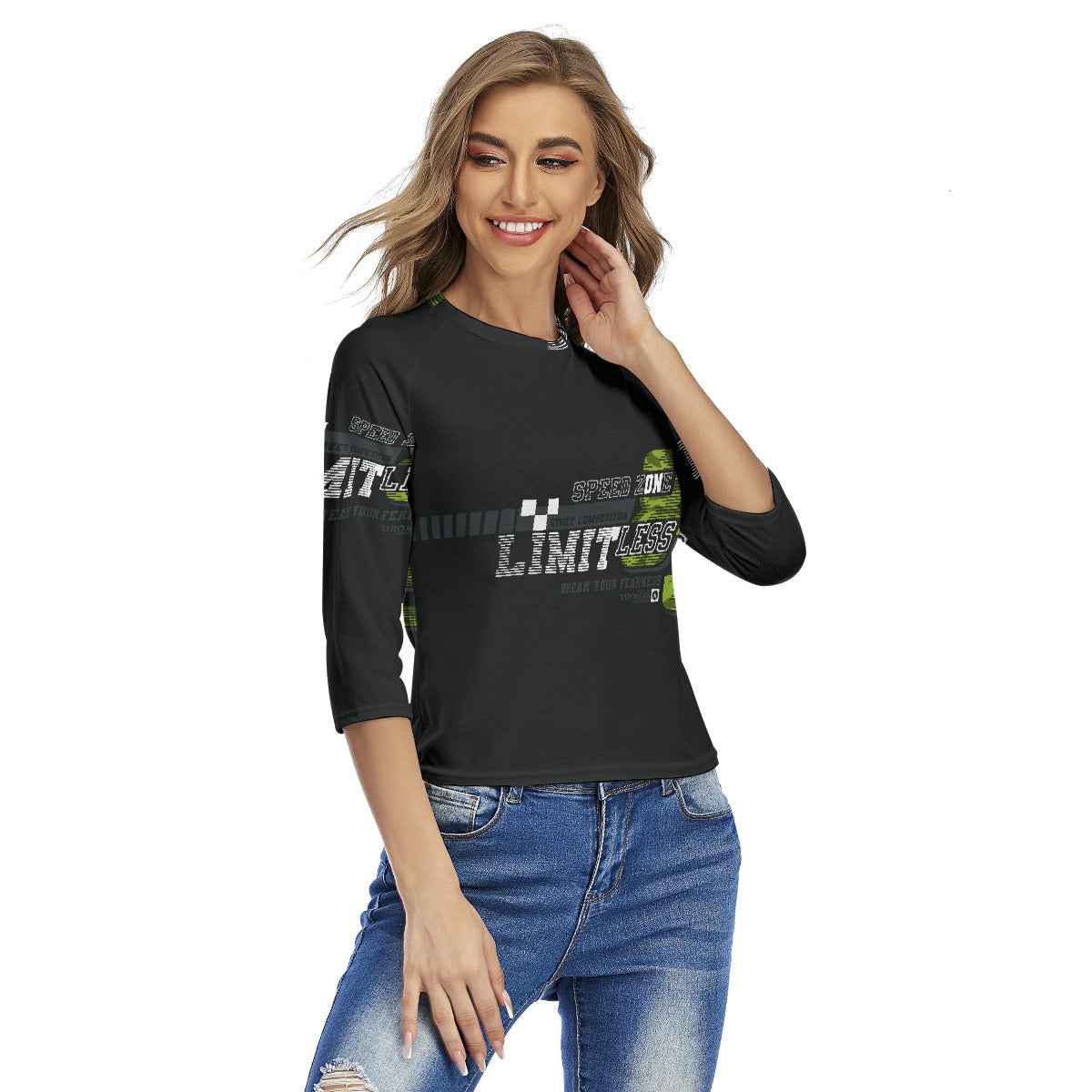 All-Over Print Women's Raglan Sleeves T-shirts