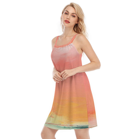 All-Over Print Women's Sleeveless Cami Dress