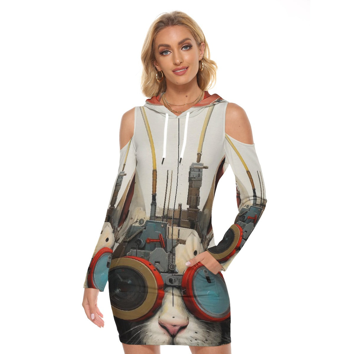 All-Over Print Women's Tight Dress