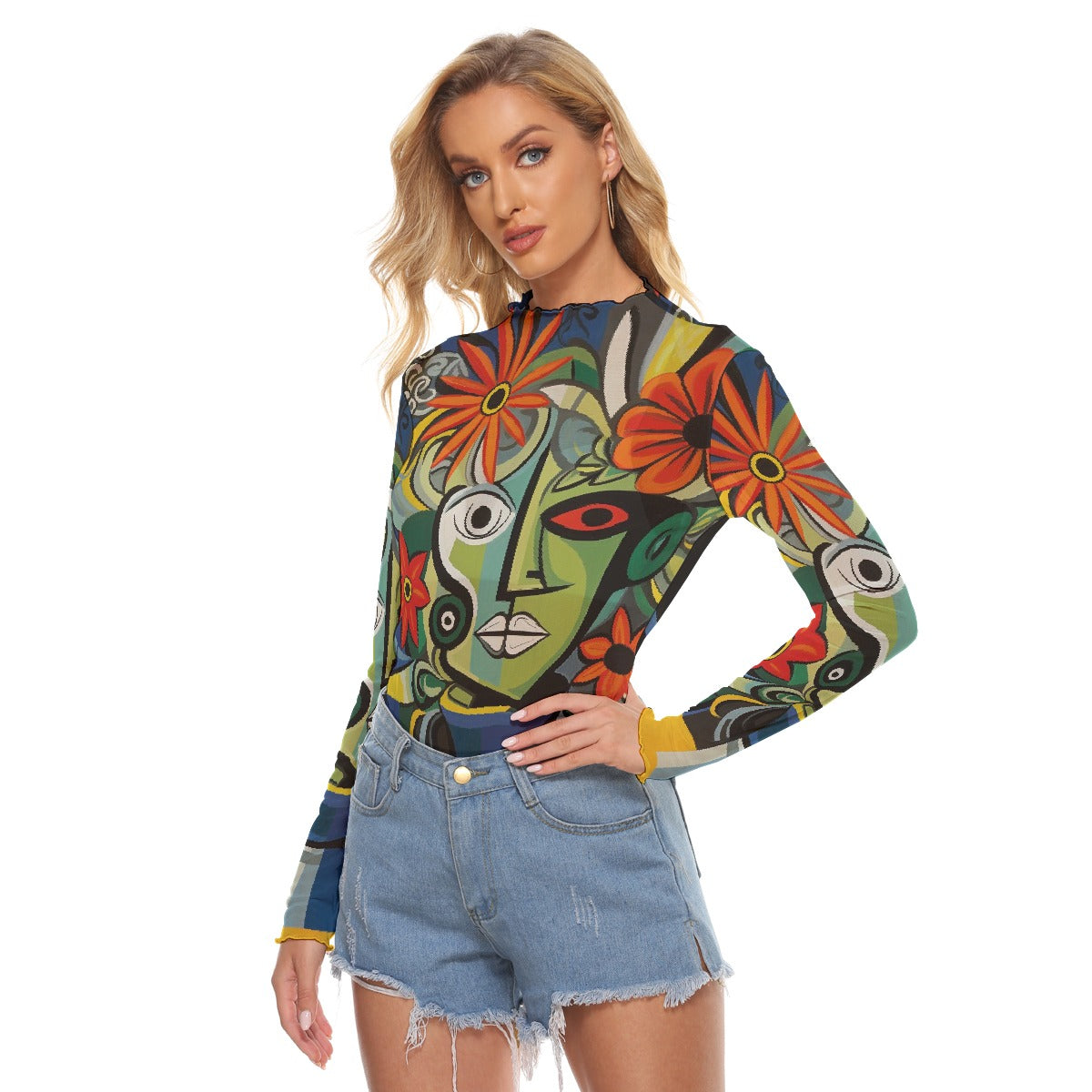 All-Over Print Women's Mesh T-shirt