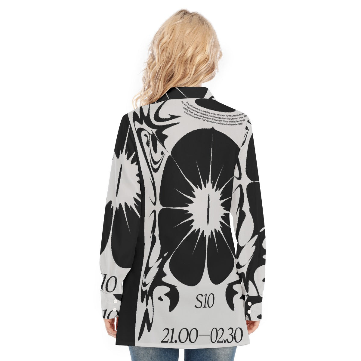 All-Over Print Women's Long Shirt