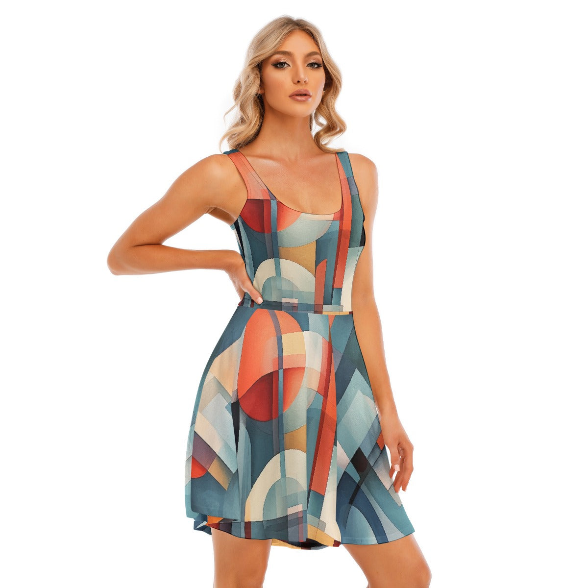 All-Over Print Women's Tank Vest Dress