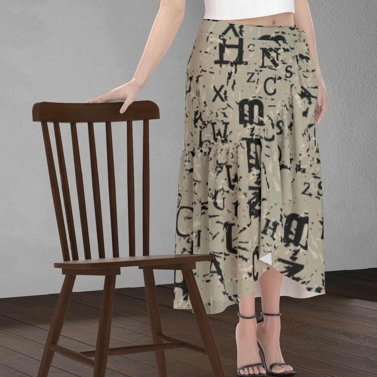 All-Over Print Women's Wrap Skirt