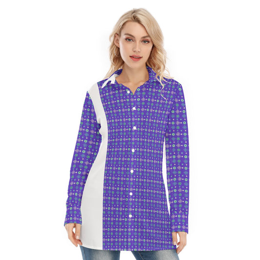 All-Over Print Women's Long Shirt