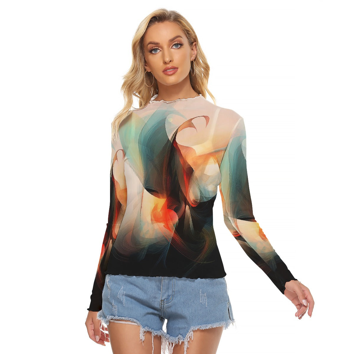 All-Over Print Women's Mesh T-shirt