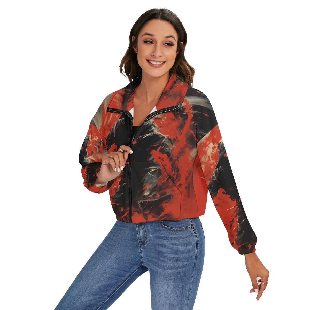 All-Over Print Women's Zip Jacket