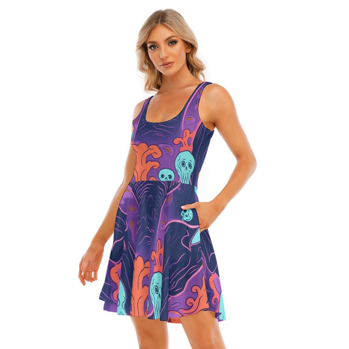 All-Over Print Women's Tank Vest Dress