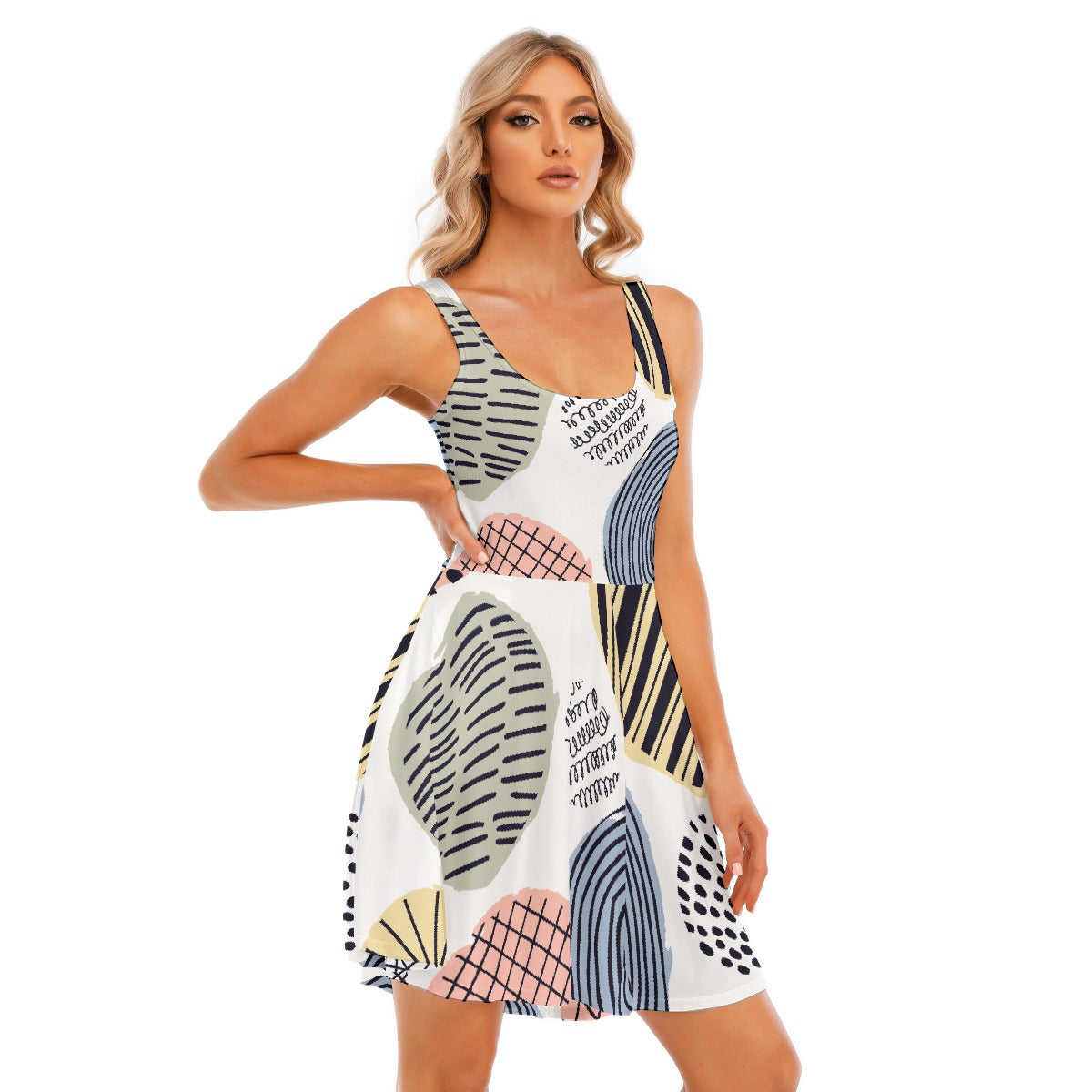 All-Over Print Women's Tank Vest Dress