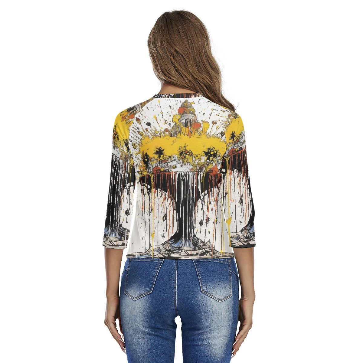 All-Over Print Women's Raglan Sleeves T-shirts