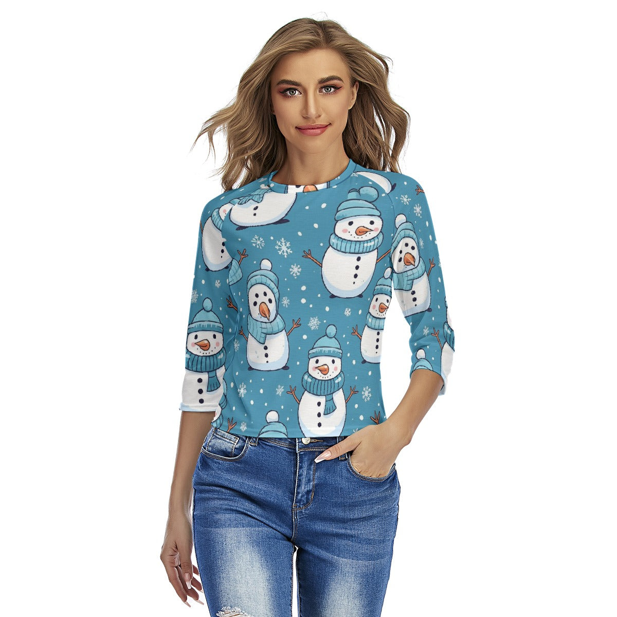 All-Over Print Women's Raglan Sleeves T-shirts