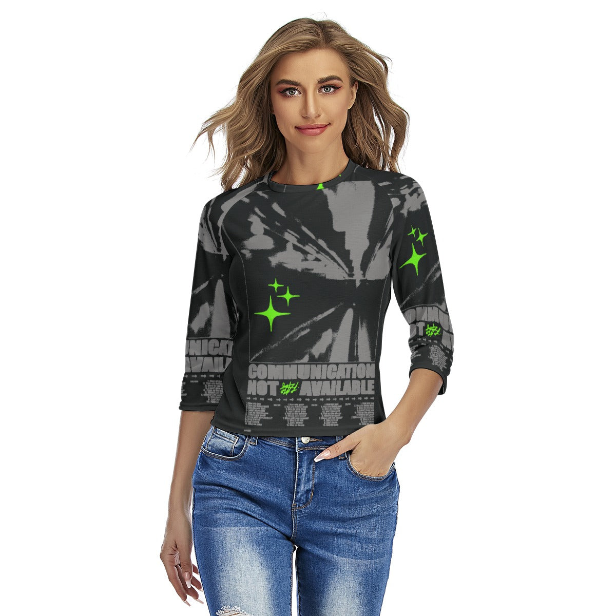 All-Over Print Women's Raglan Sleeves T-shirts