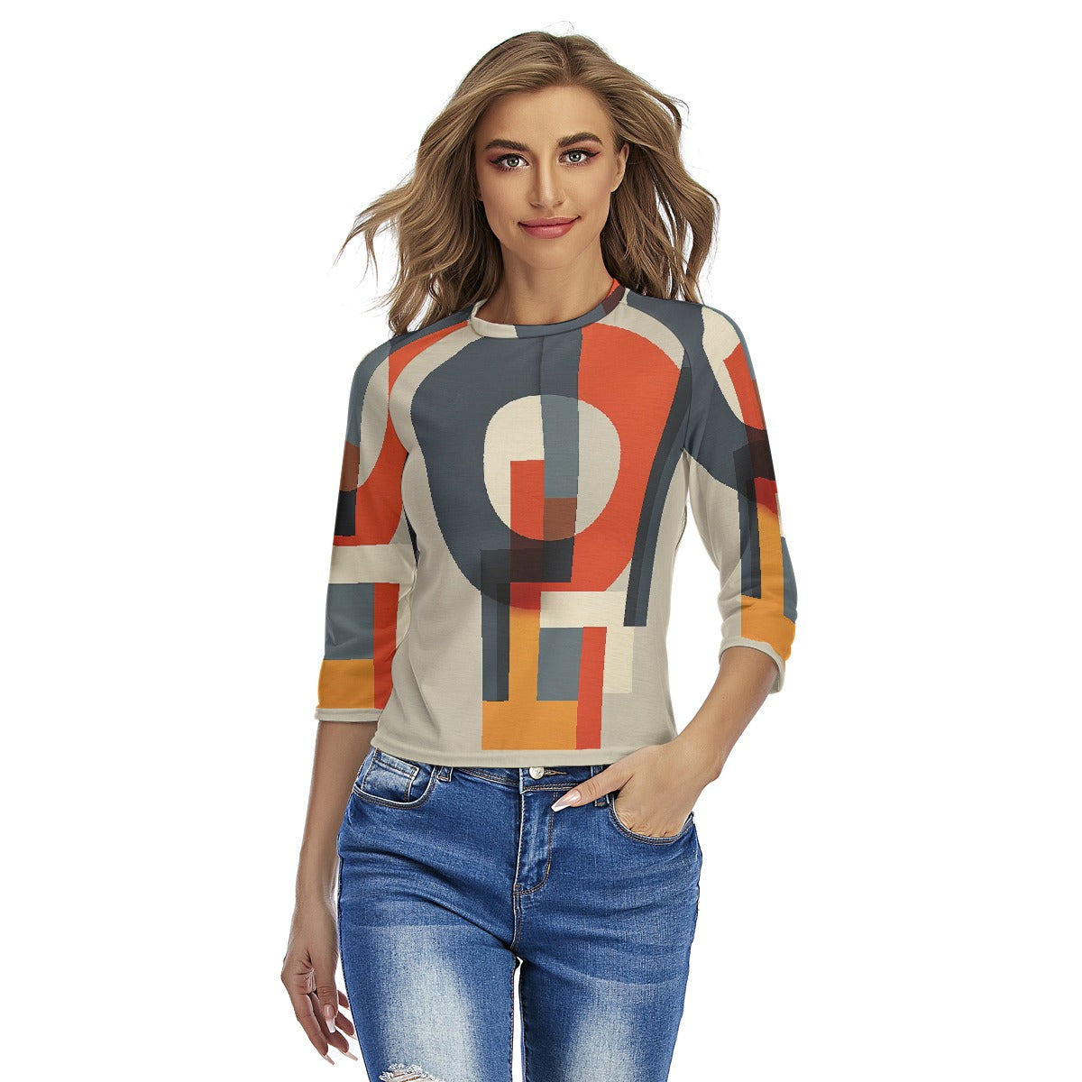 All-Over Print Women's Raglan Sleeves T-shirts