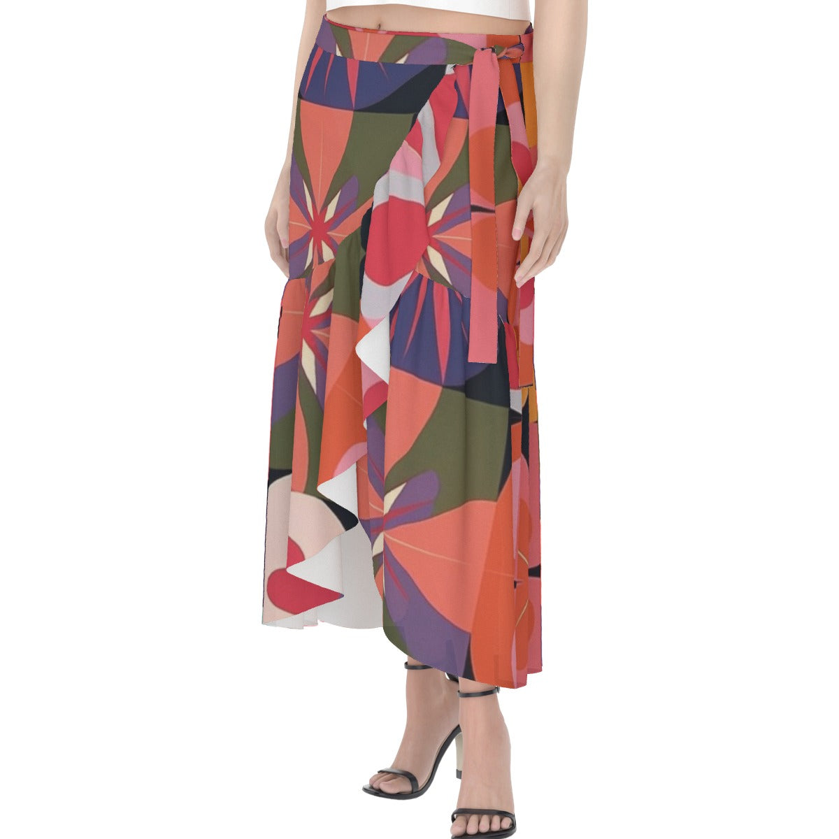 All-Over Print Women's Wrap Skirt