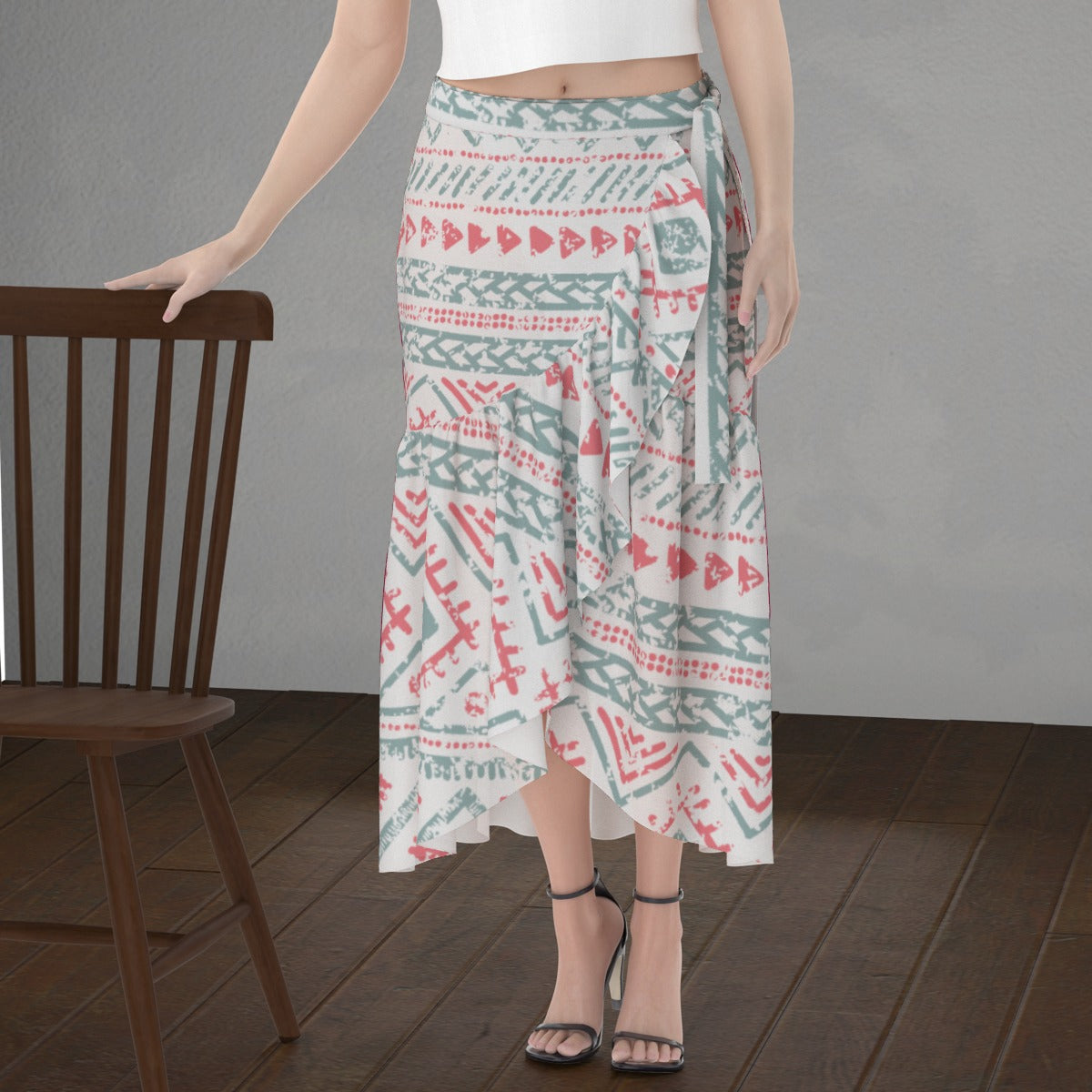 All-Over Print Women's Wrap Skirt