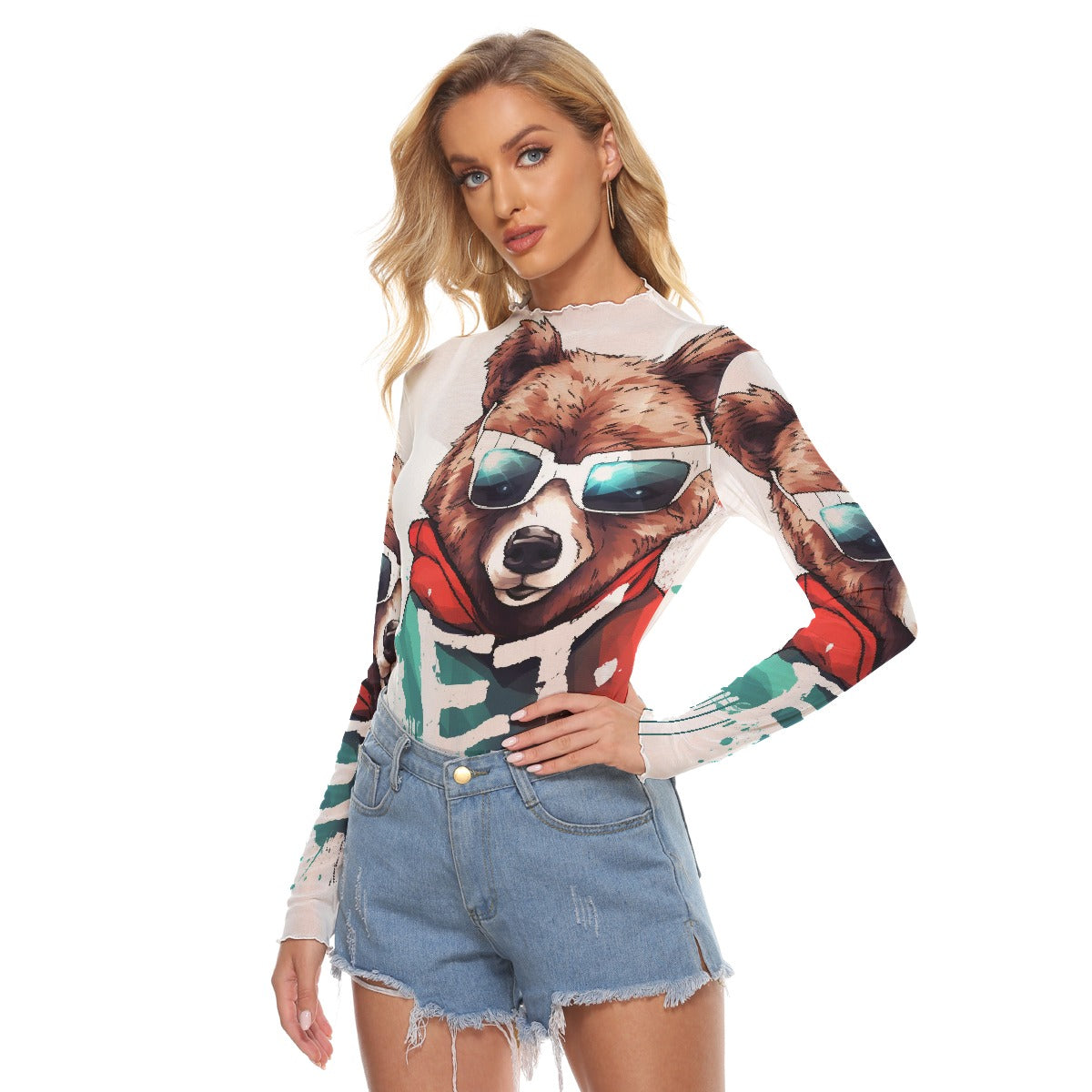 All-Over Print Women's Mesh T-shirt