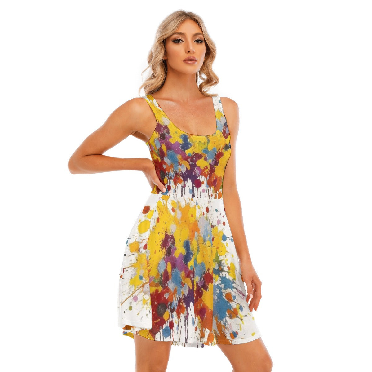 All-Over Print Women's Tank Vest Dress