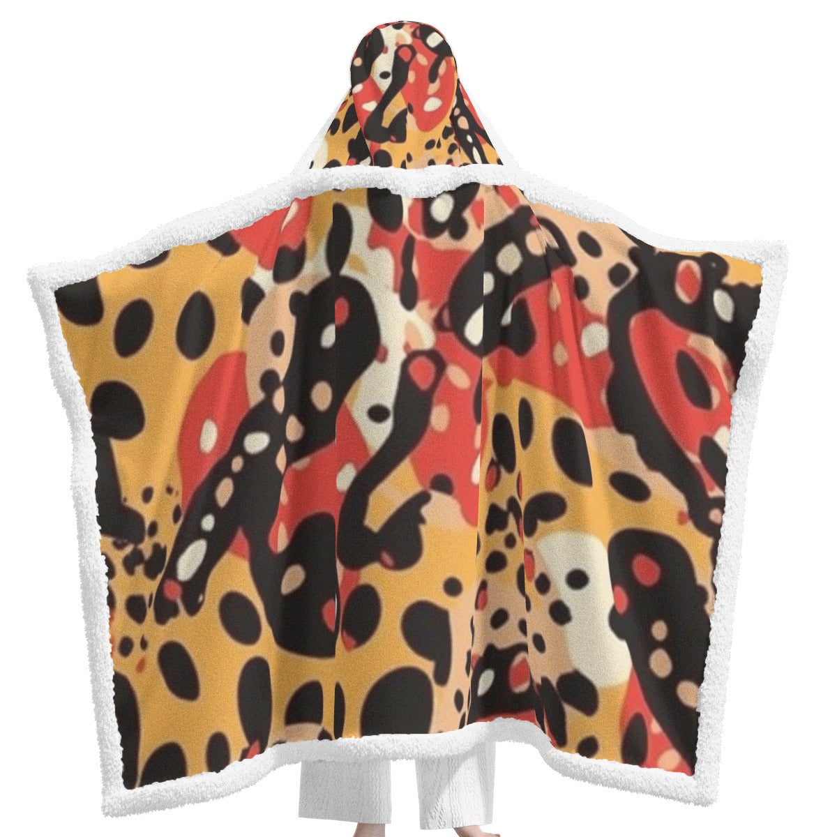 All-Over Print Unisex Wearable Hooded Blanket