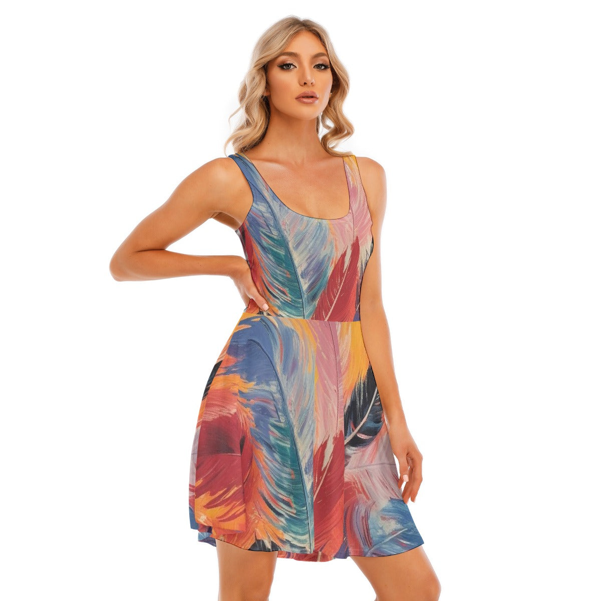 All-Over Print Women's Tank Vest Dress