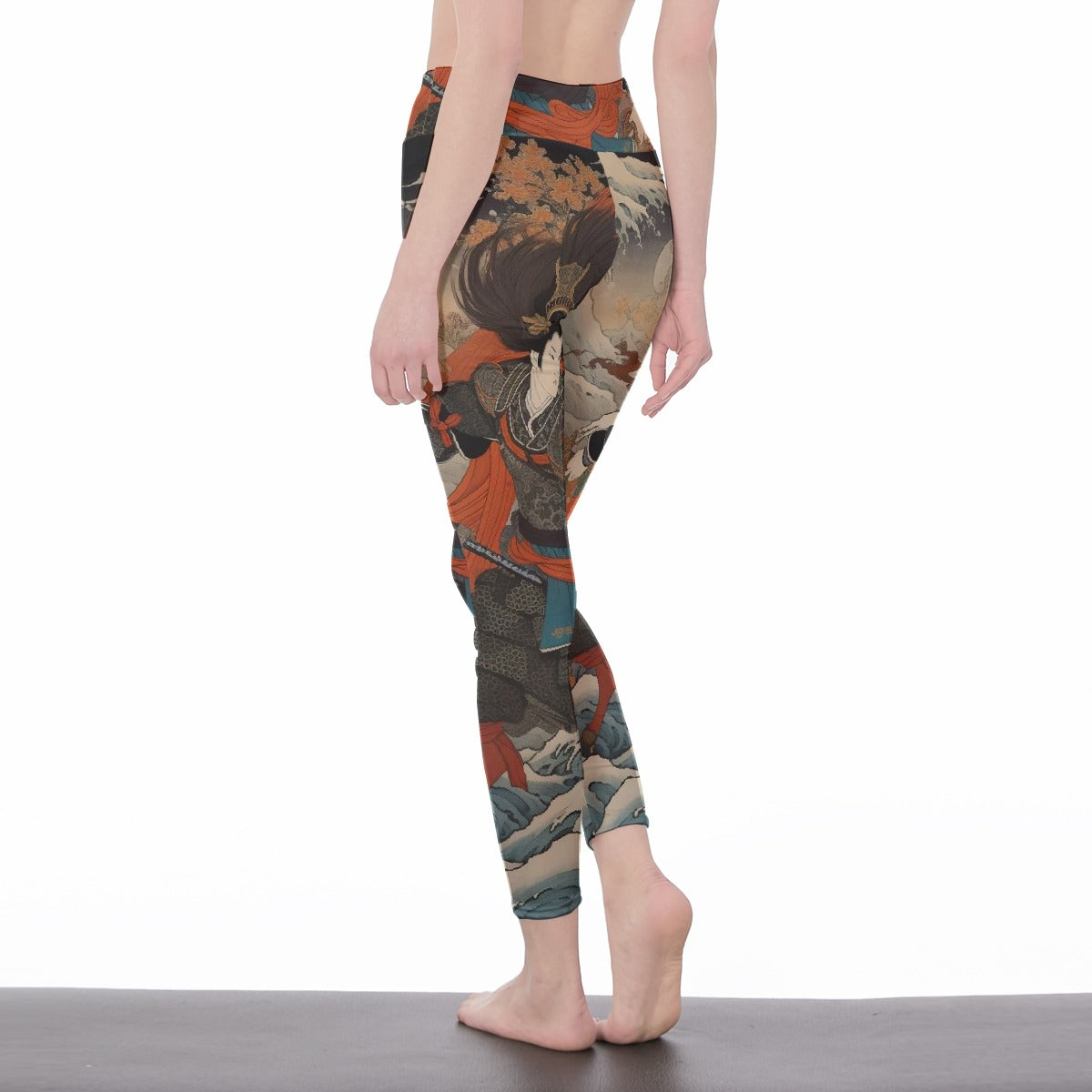 All-Over Print Women's High Waist Leggings | Side Stitch Closure