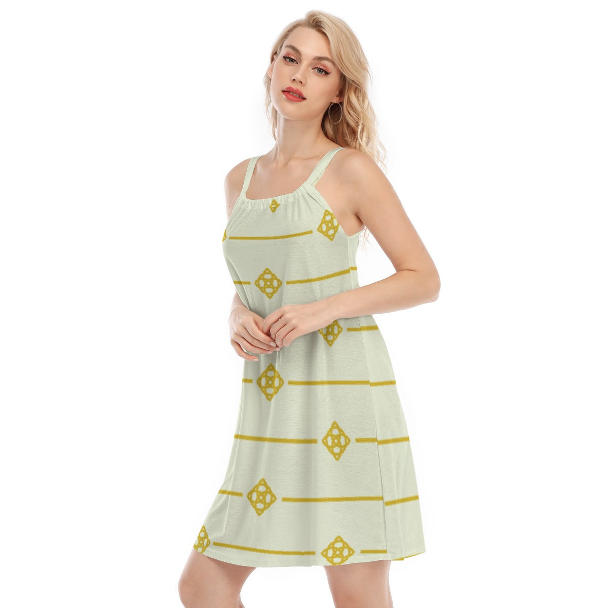 All-Over Print Women's Sleeveless Cami Dress