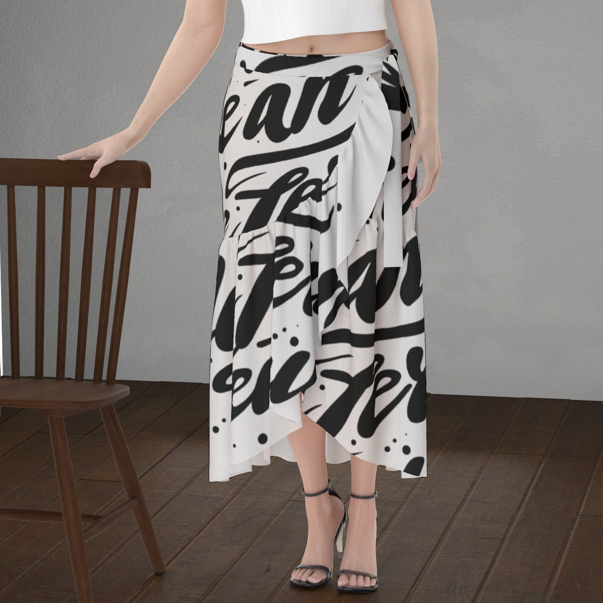 All-Over Print Women's Wrap Skirt