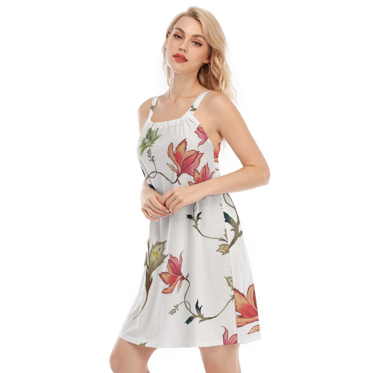 All-Over Print Women's Sleeveless Cami Dress