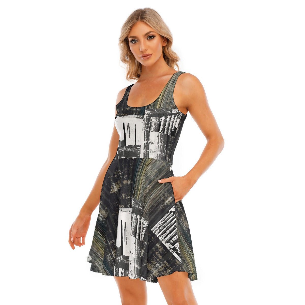 All-Over Print Women's Tank Vest Dress