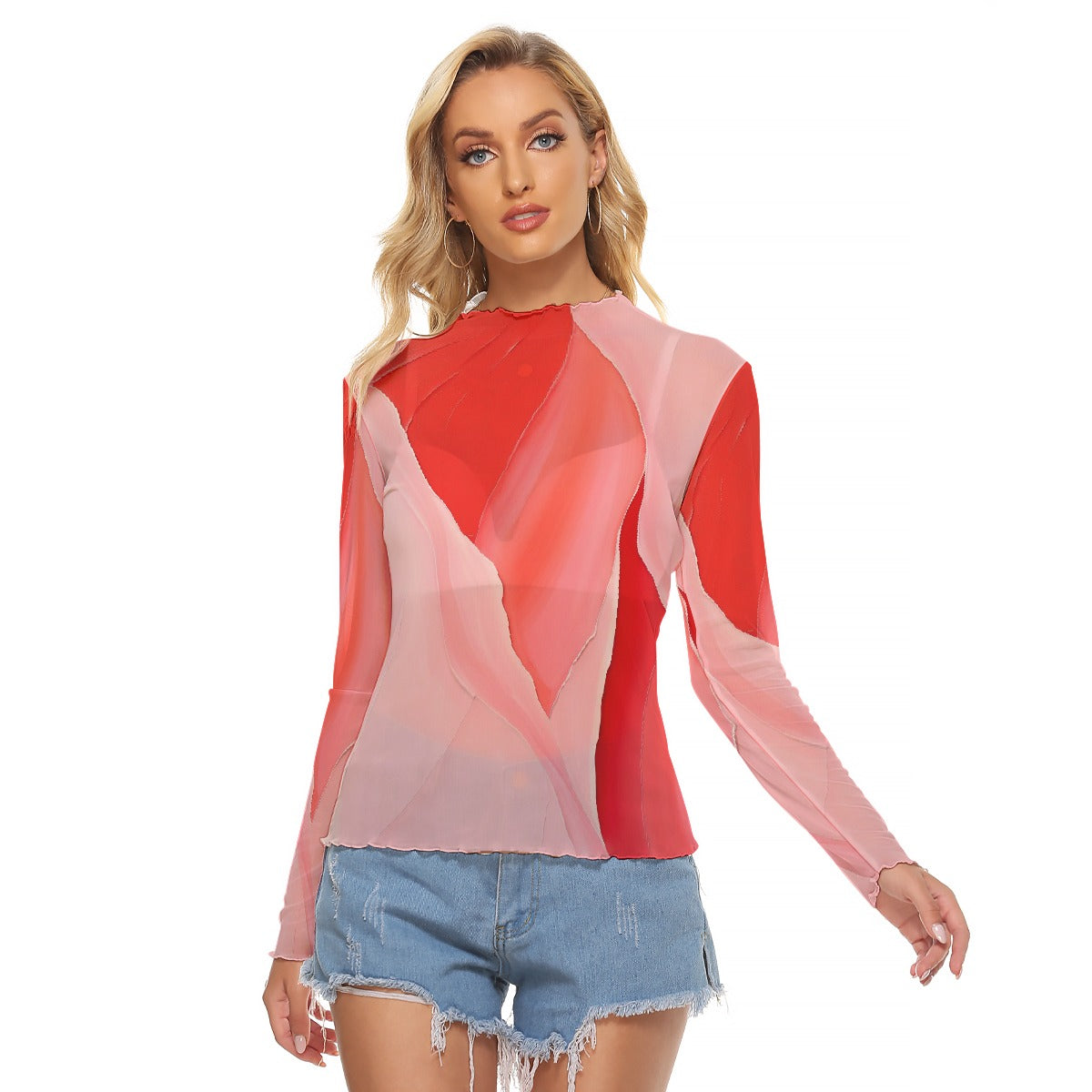 All-Over Print Women's Mesh T-shirt