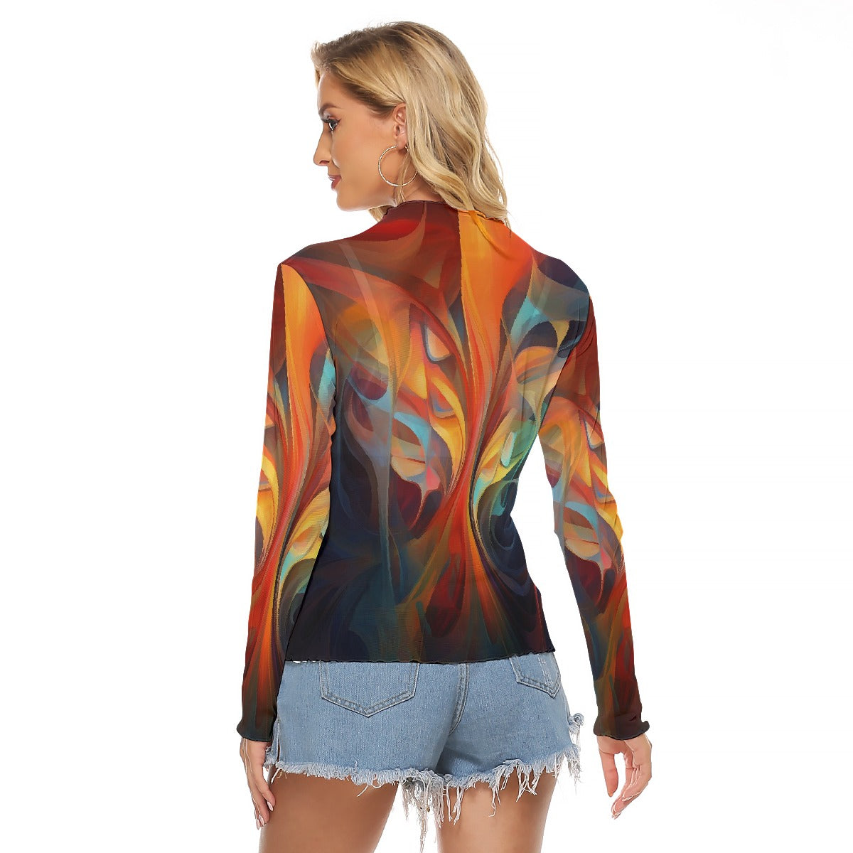 All-Over Print Women's Mesh T-shirt