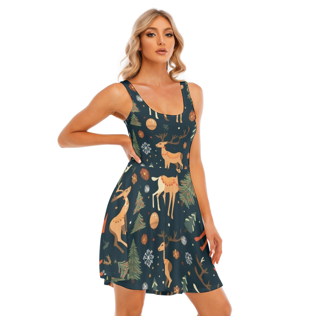 All-Over Print Women's Tank Vest Dress